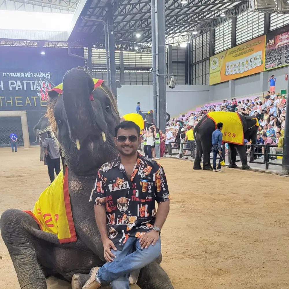 Our group at a stadium event together